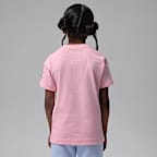 Jordan Little Kids' She's On Fire Script T-Shirt