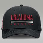 Gorra universitaria marca Jordan Dri-FIT ajustable para hombre Oklahoma Sideline Practice Rise