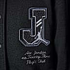 Playera de manga larga de tejido Knit para niños talla grande Jordan Court of Legends