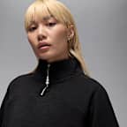 ジョーダン フライト フリース ウィメンズ クォータージップ トップ