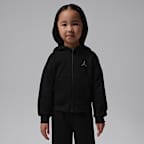 Conjunto de sudadera con gorro de 2 piezas de cierre completo infantil Jordan Brooklyn Fleece