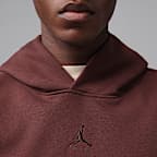 Felpa pullover oversize in fleece con cappuccio Jordan Brooklyn – Uomo