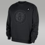 Brooklyn Nets Statement Essentials Men's Jordan NBA Fleece Crew-Neck Sweatshirt