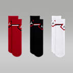 Jordan Big Kids' Diamond Crew Socks (3 Pairs)