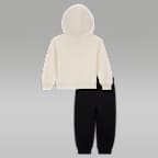 Jordan Essentials Conjunto de dos piezas con sudadera con capucha de tejido Fleece Baseline - Bebé (12-24 M)