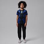 Brazil 2026 Stadium Away Little Kids' Jordan Dri-FIT Soccer Replica Jersey