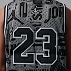 Jersey a rayas para niños talla grande Jordan 23