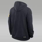 Sudadera con gorro sin cierre universitaria marca Jordan Dri-FIT para hombre Michigan Sideline Standard Issue