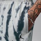 조던 브루클린 플리스 남성 타이다이 페스티벌 쇼츠