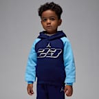 Conjunto de 2 piezas de sudadera con gorro sin cierre de tejido Fleece infantil Jordan Mountainside