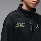 Sudadera de Polar Fleece de cierre de 1/4 Mountainside para niños talla grande Jordan