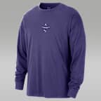 Playera de manga larga de básquetbol para hombre Charlotte Hornets Standard Issue