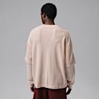 Jordan Brooklyn Men's Waffle Crew-Neck Sweatshirt