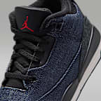Air Jordan 3 x Levi's® "Indigo and Gym Red" Little Kids' Shoes