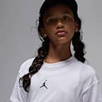 Jordan Sport Dri-FIT Big Kids' Short Sleeve Diamond Top