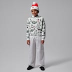 Jordan Big Kids' Holiday Printed Hoodie