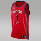 Jersey Jordan Dri-FIT Swingman de la NBA Zion Williamson New Orleans Pelicans 2023/24 Statement Edition