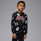 Σετ με μακρυμάνικο ζέρσεϊ T-Shirt και παντελόνι 23 Jordan για μικρά παιδιά