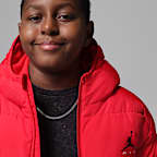 Jordan Brooklyn pufferjack met graphic voor kids