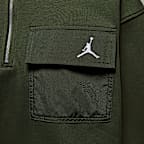 조던 브루클린 플리스 여성 쿼터 지퍼 하이크 마이크 탑