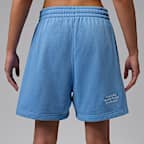 Jordan Brooklyn Fleece frottéshorts med grafikk til dame