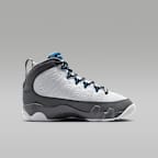 Air Jordan 9 Retro "Flint Grey and French Blue" Big Kids' Shoes