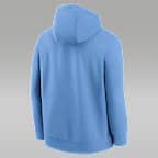 Sudadera con gorro sin cierre universitaria Nike para hombre North Carolina Primetime Arched Club