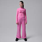 Jordan Big Kids' Fierce and Fearless Long-Sleeve Knit Top