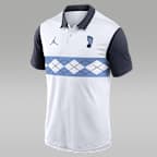 North Carolina Athletic Prep Vapor Alt Logo Men's Jordan Brand Dri-FIT College Polo - White