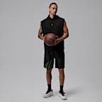 Pánská mikina Jordan Sport Hoop Fleece Dri-FIT bez rukávů a s kapucí