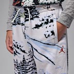 Jordan Brooklyn Fleece Big Kids' Holiday Pants