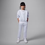 Sudadera de cuello redondo para niños talla pequeña Jordan 1st Baby Blue