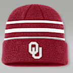 Gorro con dobladillo universitario marca Jordan para hombre Oklahoma Primetime Utility Campus