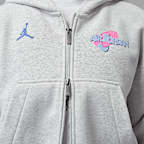 Dámská zkrácená mikina Jordan Brooklyn Space Jam Fleece s kapucí a zipem po celé délce