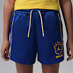 Jordan Big Kids' P6 Brazil Retro Knit Shorts
