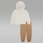 Completo in 2 pezzi con felpa con cappuccio e zip a tutta lunghezza Jordan Brooklyn Fleece – Bebè (12-24 mesi)