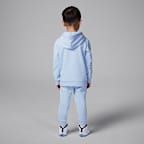 Conjunto de sudadera con gorro sin cierre de French Terry Brooklyn de dos piezas infantil Jordan
