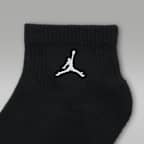 Jordan Everyday Essentials Big Kids' Ankle Socks (6 Pairs)