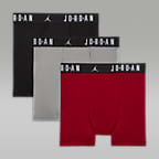 Jordan Dri-FIT Big Kids' Flight Poly Boxer Briefs (3-Pack)