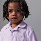 Conjunto de 2 piezas de campamento de tela de felpa para niños talla pequeña Jordan