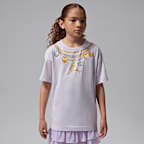 Jordan Big Kids' Charm Necklace T-Shirt
