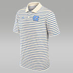 North Carolina Striped Men's Jordan Brand Dri-FIT College Polo