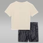 Jordan Baby 2-Piece Festival Tie Dye Shorts Set