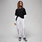 Playera en blanco para mujer Jordan