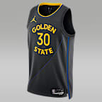 Camisola NBA Swingman Jordan Dri-FIT Stephen Curry Golden State Warriors 2024/25 Statement Edition para homem