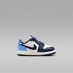 Jordan 1 Retro Low 'Obsidian' Baby/Toddler Shoes