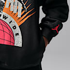 Sudadera con gorro sin cierre Jordan Authentic para niños talla pequeña Jordan