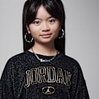 Haut à col ras-du-cou 1st Baby Blue Jordan pour ado