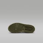 Air Jordan 1 Retro Low "Medium Olive and Summit White" Little Kids' Shoes