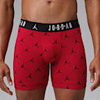 Boxerkalsonger i bomull Jordan Flight Essentials för män (3 par)